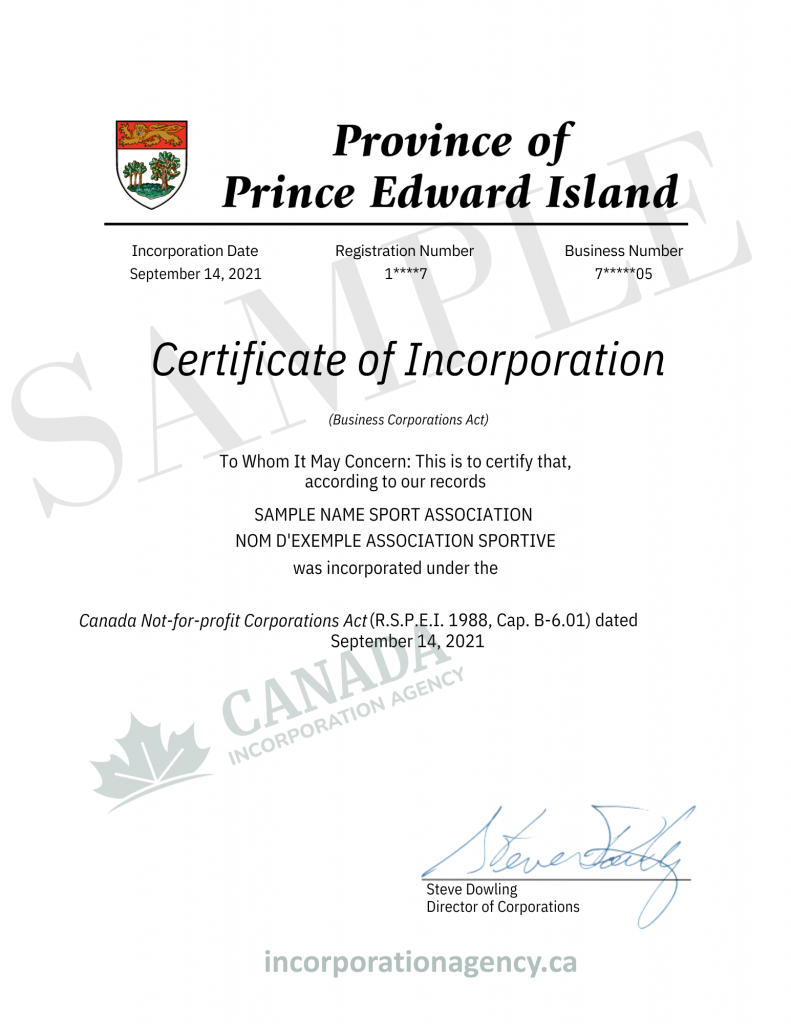 PEI non-profit