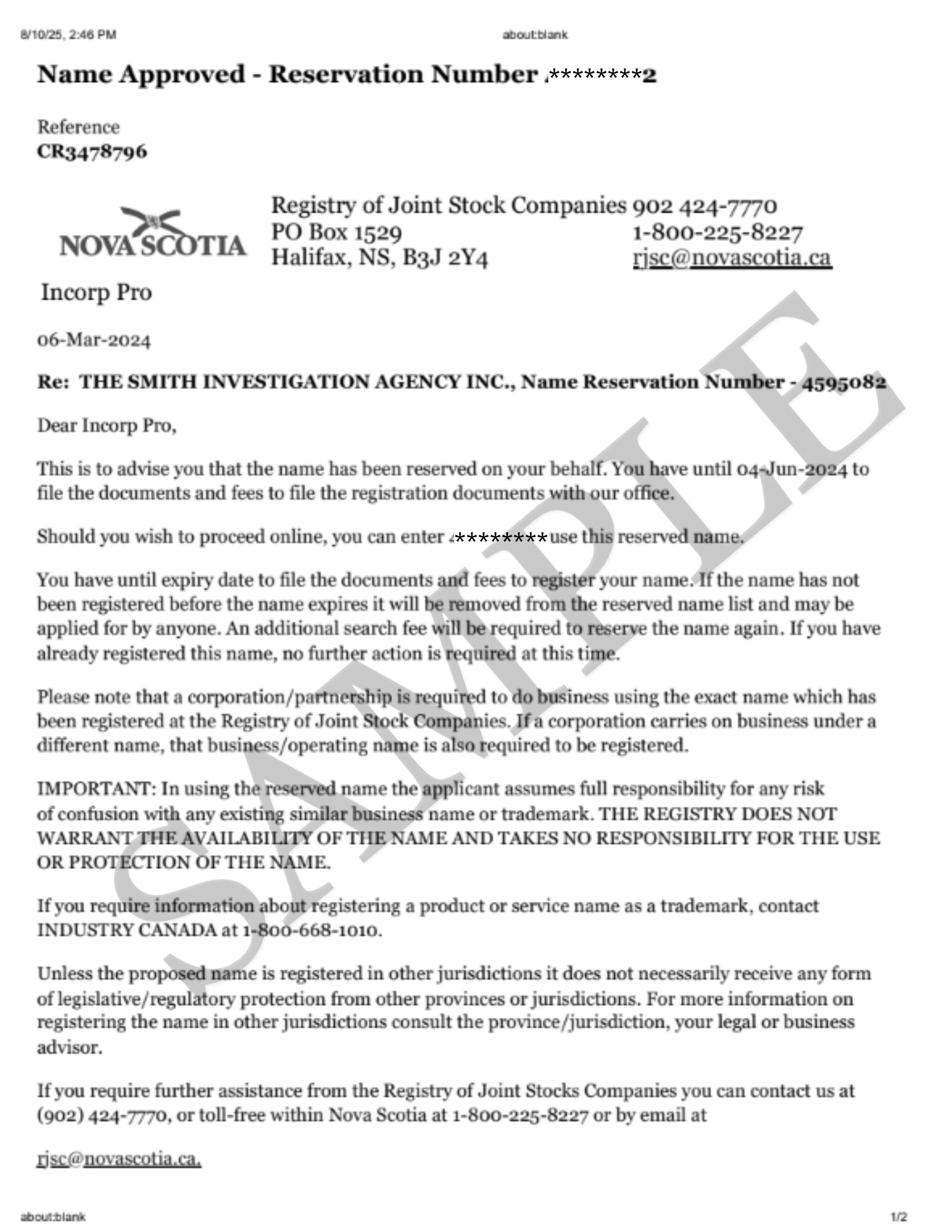 samples for Nuans report